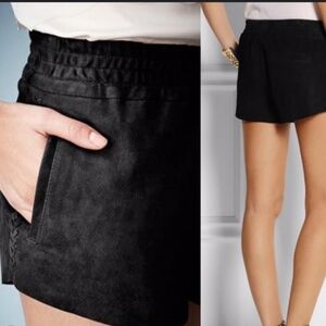 Kate Moss for Topshop vintage real suede short shorts